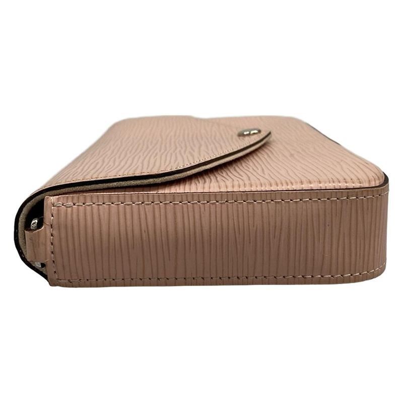 Louis Vuitton Wallet Epi Pochette Felicie Rosevalerine Leather Cowhide