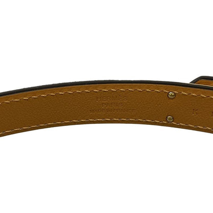 Hermes Belt Kelly Pocket 18 Black with Gold Pouch