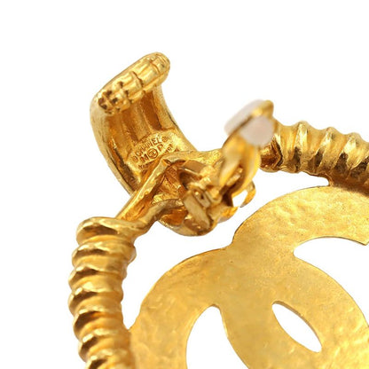 Chanel Round Earring Earrings Gold