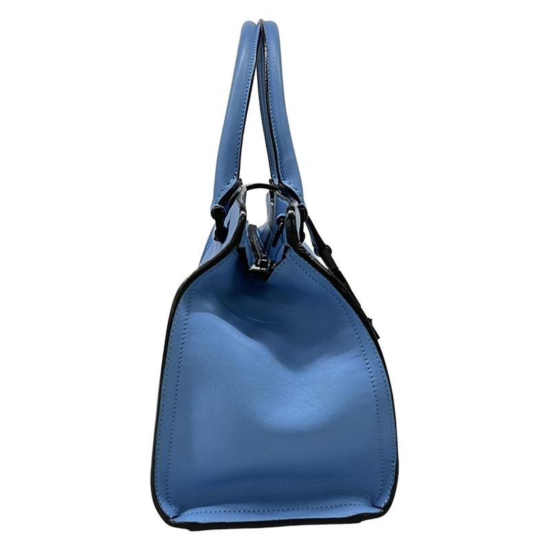Saint Laurent Paris Handbag Baby Monogram Cabas Blue Leather