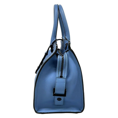 Saint Laurent Paris Handbag Baby Monogram Cabas Blue Leather