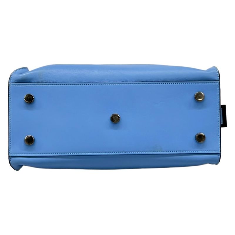 Saint Laurent Paris Handbag Baby Monogram Cabas Blue Leather