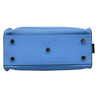 Saint Laurent Paris Handbag Baby Monogram Cabas Blue Leather