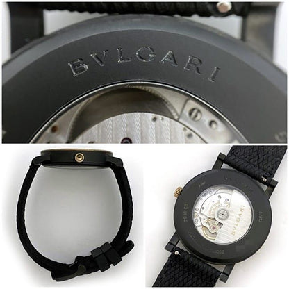 Bvlgari Watch Solotempo Black Gold
