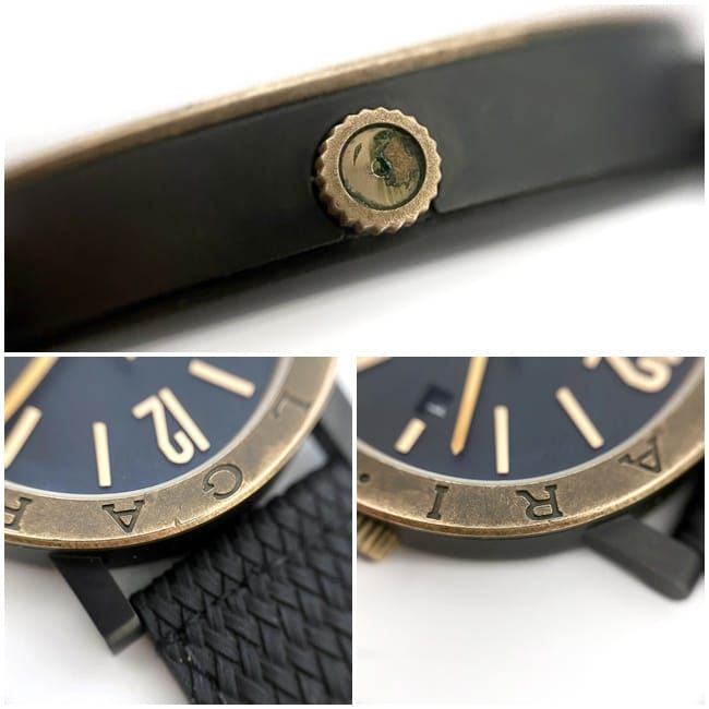 Bvlgari Watch Solotempo Black Gold