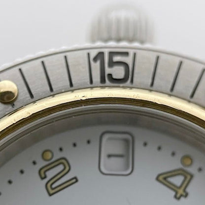 Hermes Watches Clipper Diver White Silver Gold Watch