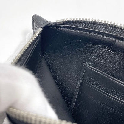 Balenciaga Pass Case Black Leather Pouch