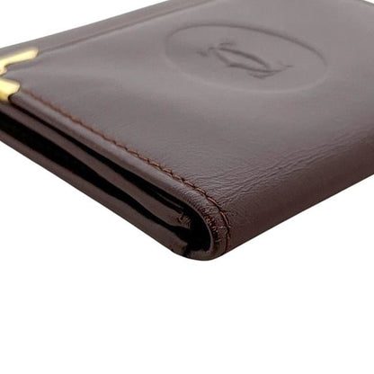 Cartier Coin Case Gold Must Purse Leather