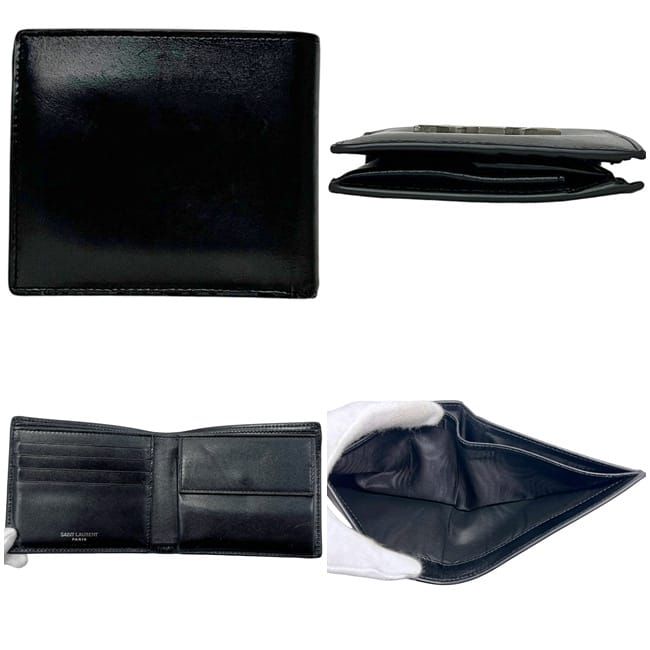 Saint Laurent Bifold Wallet Black