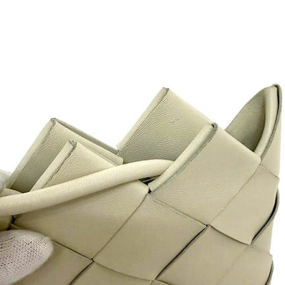 Bottega Veneta Mini Shoulder Bag White Intrecciato