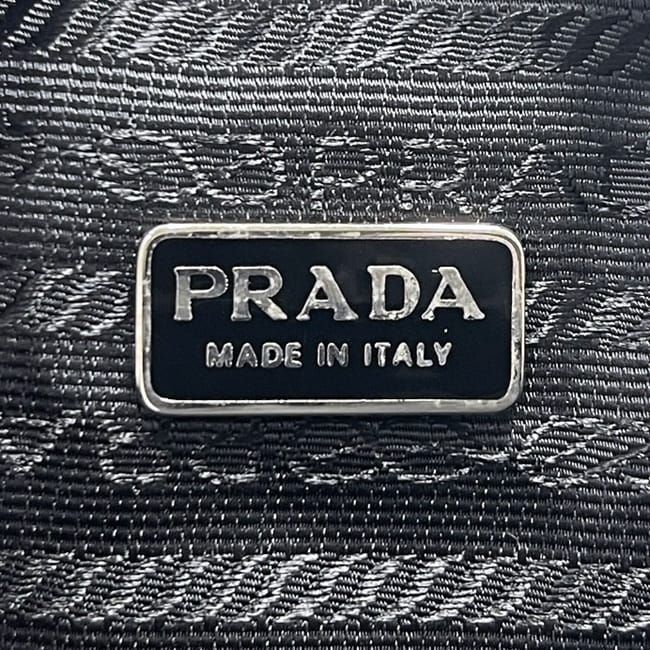 Prada Pouch Black Nero Case Calf Hair Leather 78