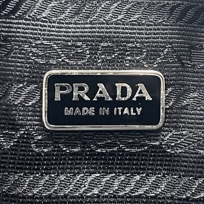 Prada Pouch Black Nero Case Calf Hair Leather 78