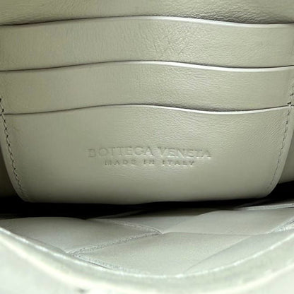 Bottega Veneta Mini Shoulder Bag White Intrecciato