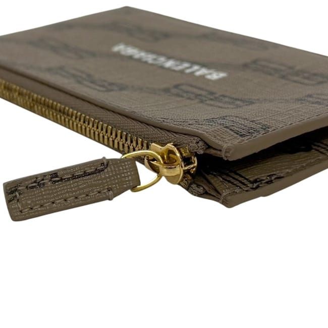 Balenciaga Coin Case Beige Bbmonogram
