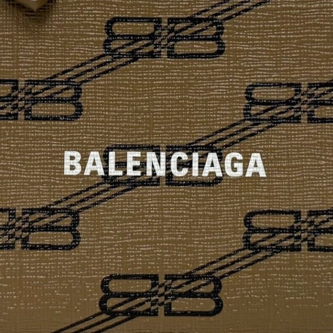 Balenciaga Coin Case Beige Bbmonogram