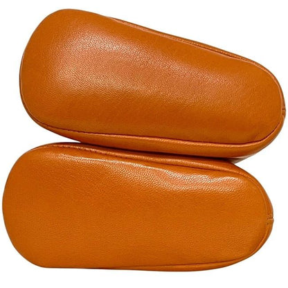 Hermes Baby Shoes Orange Addada Leather