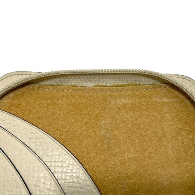 Loewe Zip Around Organizer Beige Travel Pouch Leather