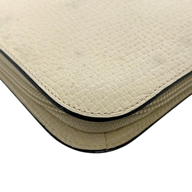 Loewe Zip Around Organizer Beige Travel Pouch Leather