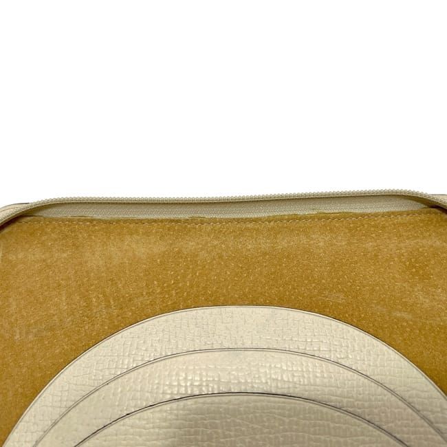 Loewe Zip Around Organizer Beige Travel Pouch Leather