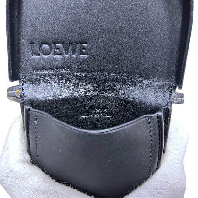 Loewe Pouch Heel Black Anagram 109.54.15