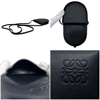 Loewe Pouch Heel Black Anagram 109.54.15