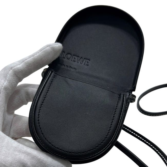 Loewe Pouch Heel Black Anagram 109.54.15