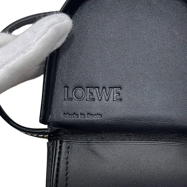 Loewe Pouch Heel Black Anagram 109.54.15
