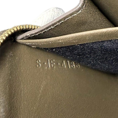 Celine Coin Case Khaki Green Purse Leather