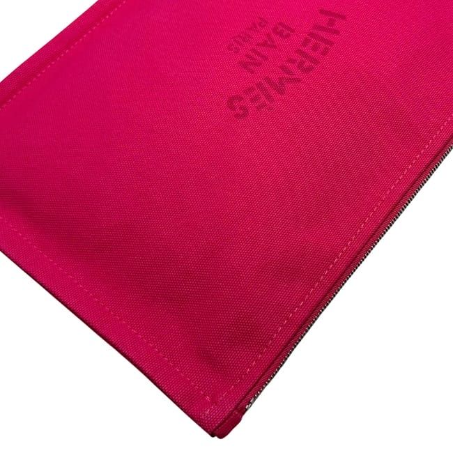 Hermes Pouch Yachting GM Pink Cotton