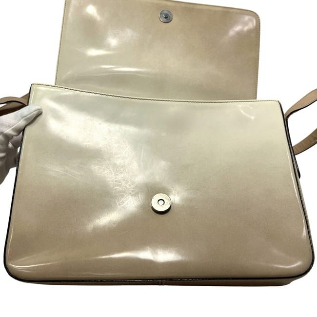 Prada Shoulder Bag Beige Cammello Gradation