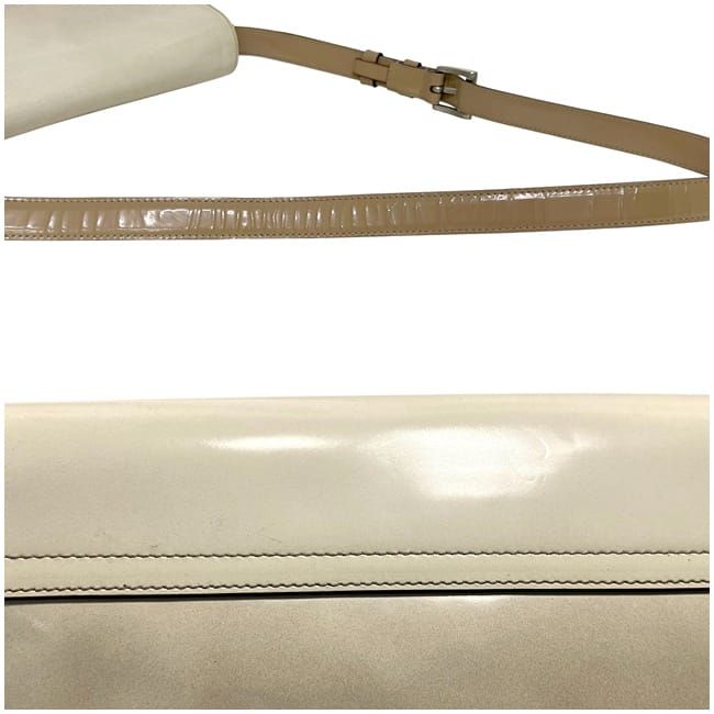 Prada Shoulder Bag Beige Cammello Gradation