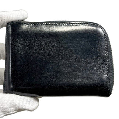 Hermes Coin Case Remix Black Purse Leather