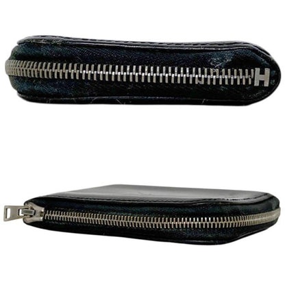 Hermes Coin Case Remix Black Purse Leather