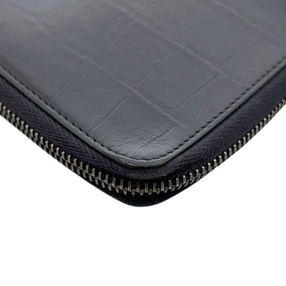 Saint Laurent Zip Around Wallet Black