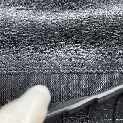 Saint Laurent Zip Around Wallet Black