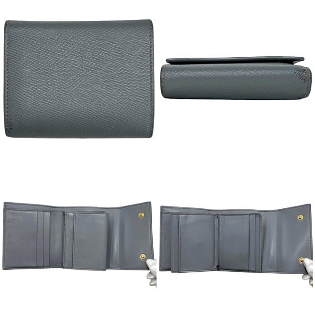 Celine Trifold Wallet Gray