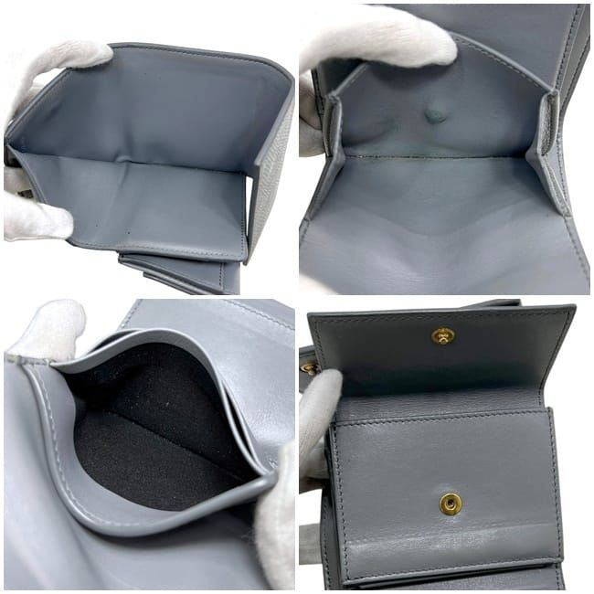 Celine Trifold Wallet Gray