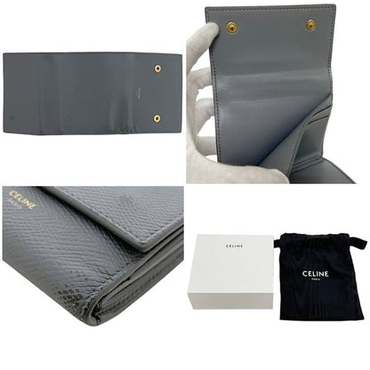 Celine Trifold Wallet Gray
