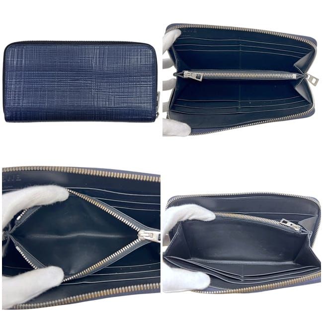 Loewe Zip Around Wallet Navy