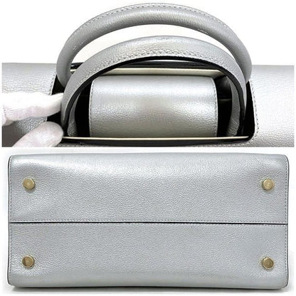 Dior 2-Way Bag Silver Gold