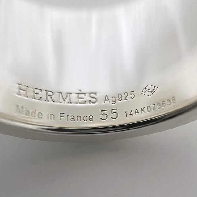 Hermes Ring Collier de Chien GM Silver