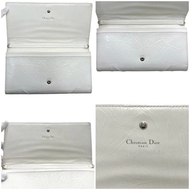 Dior Shoulder Wallet White Diorama
