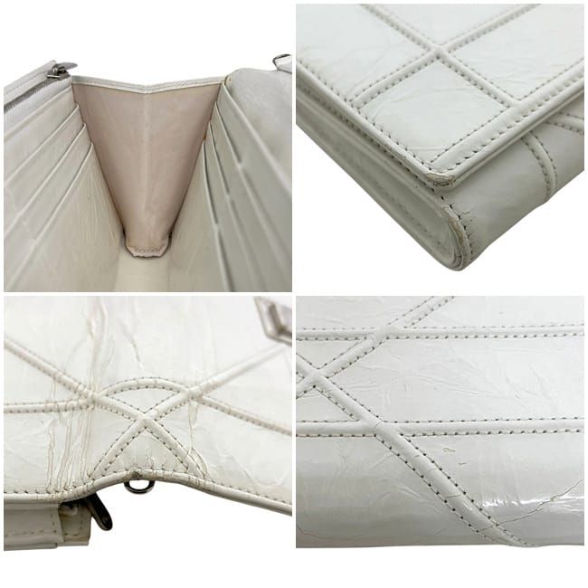 Dior Shoulder Wallet White Diorama