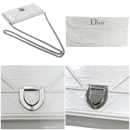 Dior Shoulder Wallet White Diorama