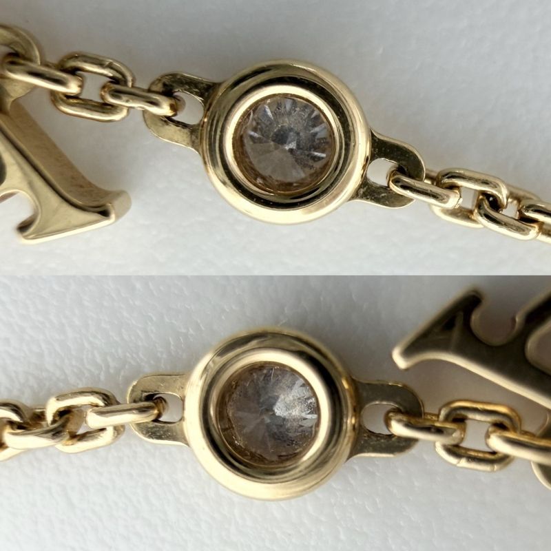 Louis Vuitton Necklace Monogram Pendant Idyle Blossom LV Adjustable Star 18k