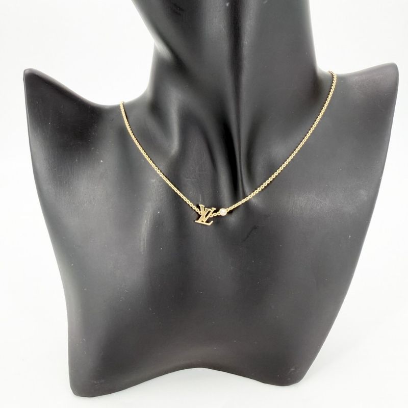 Louis Vuitton Necklace Monogram Pendant Idyle Blossom LV Adjustable Star 18k