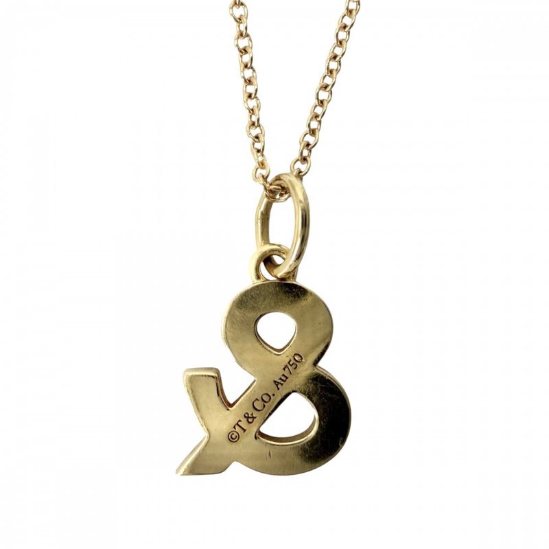 Tiffany & Co Necklace Ampersand Adjustable Star 18k YG 18k Yellow Gold Diamond