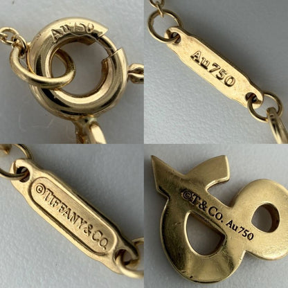 Tiffany & Co Necklace Ampersand Adjustable Star 18k YG 18k Yellow Gold Diamond