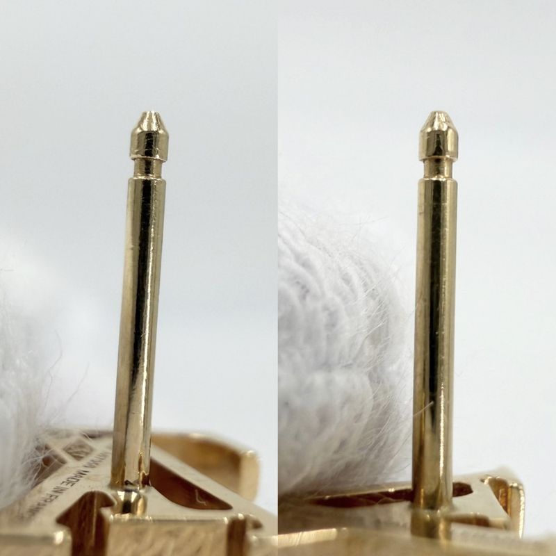 Louis Vuitton Earrings Idyll Blossom LV 18k YG 18k Yellow Gold Diamond 0.03 Ct