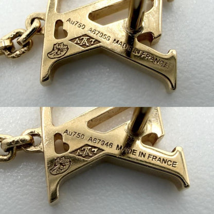 Louis Vuitton Earrings Idyll Blossom LV 18k YG 18k Yellow Gold Diamond 0.03 Ct